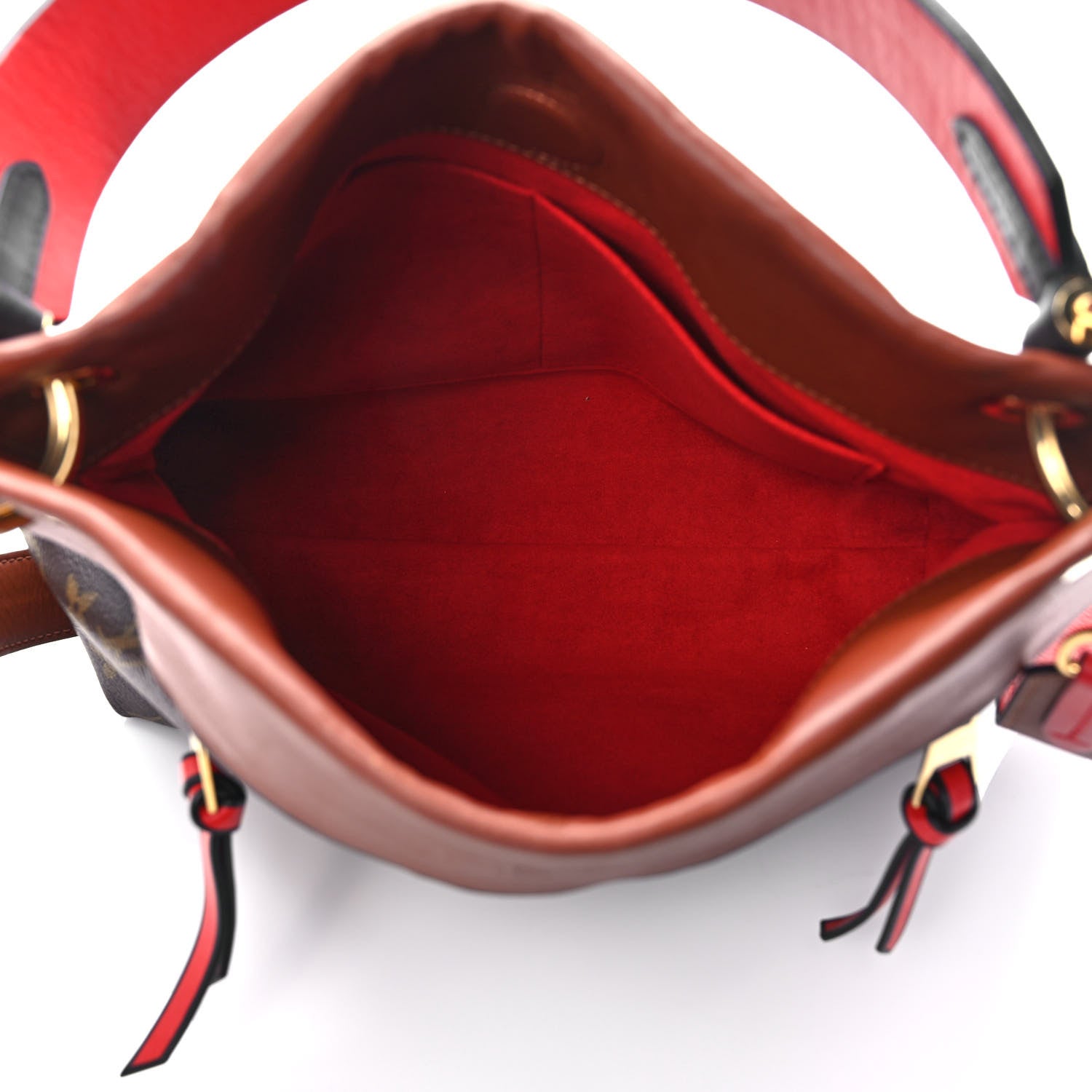 Louis Vuitton Monogram Tuileries Besace Caramel Rouge 5 of 9