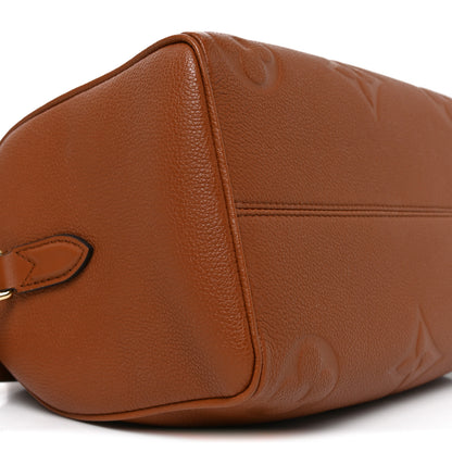 Louis Vuitton Empreinte Monogram Giant Speedy Bandouliere 25 Cognac 8 of 9