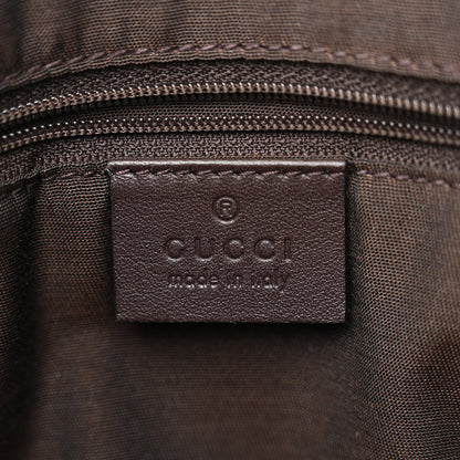 Gucci GG Plus Monogram Medium Flat Messenger Bag Dark Brown 6 of 16