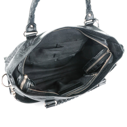 Balenciaga Agneau Giant 12 Silver Hardware City Black 6 of 8