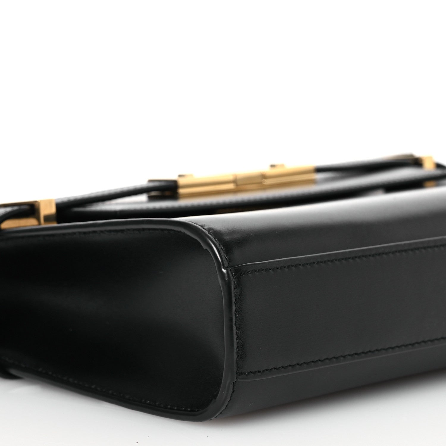 Saint Laurent Smooth Calfskin Manhattan Shoulder Bag Black 9 of 14