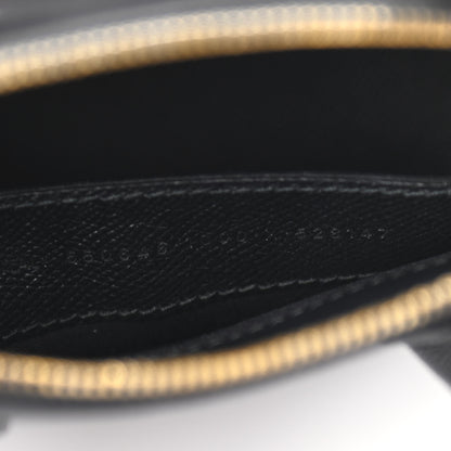 Balenciaga Signature Grained Calfskin XXS Ville Top Handle Bag Black White 6 of 13