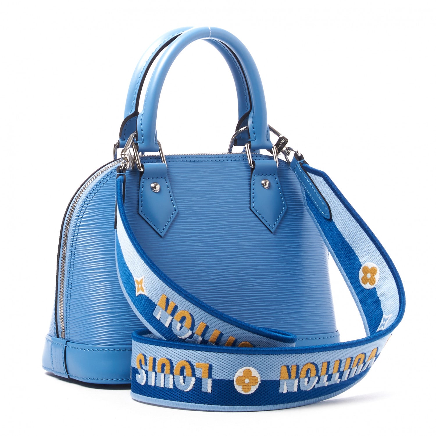 Louis Vuitton Epi Jacquard Alma BB Bleuet 2 of 8