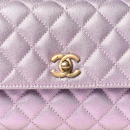 Chanel Iridescent Caviar Quilted Mini Coco Handle Flap Light Pink 8 of 10