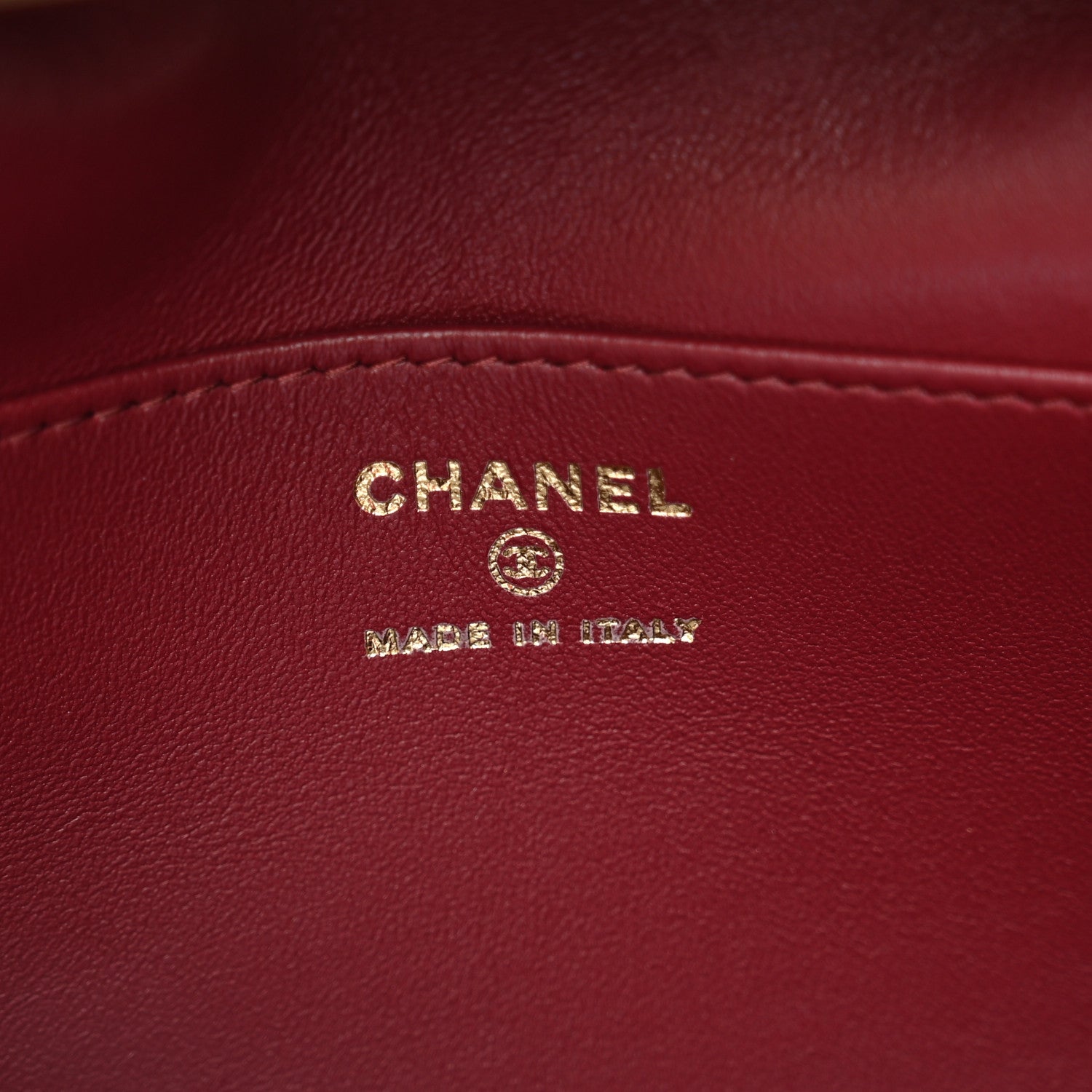 Chanel Lambskin Stitched Clutch With Chain Black 6 of 11