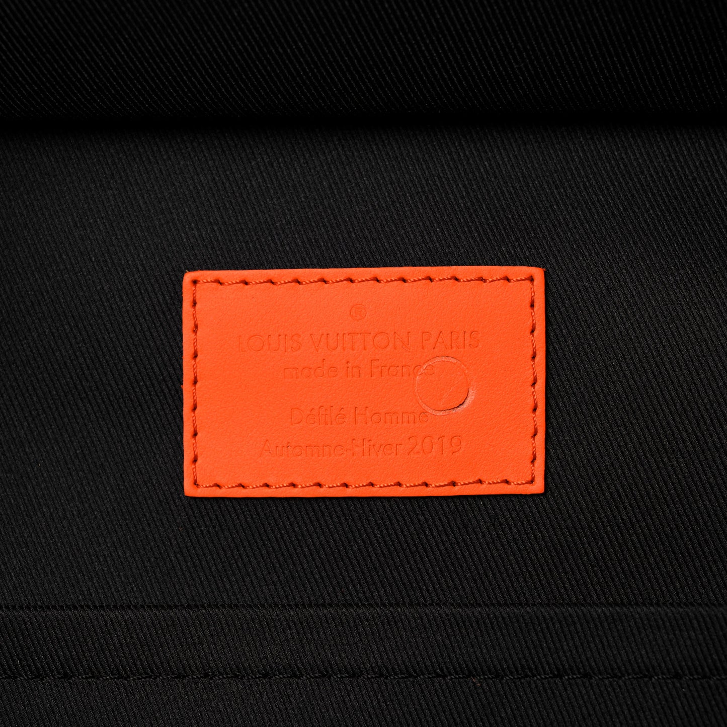Taurillon Empreinte Soft Trunk Backpack PM Orange