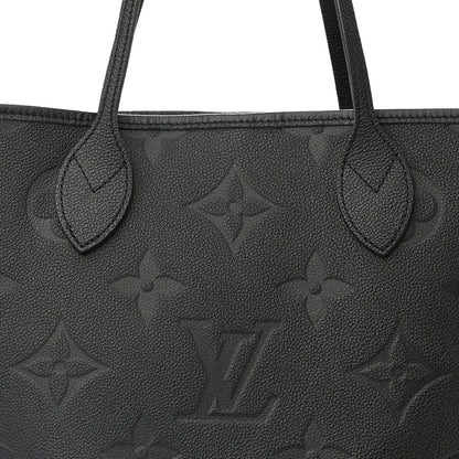 Louis Vuitton Empreinte Monogram Giant Neverfull MM Black 7 of 9