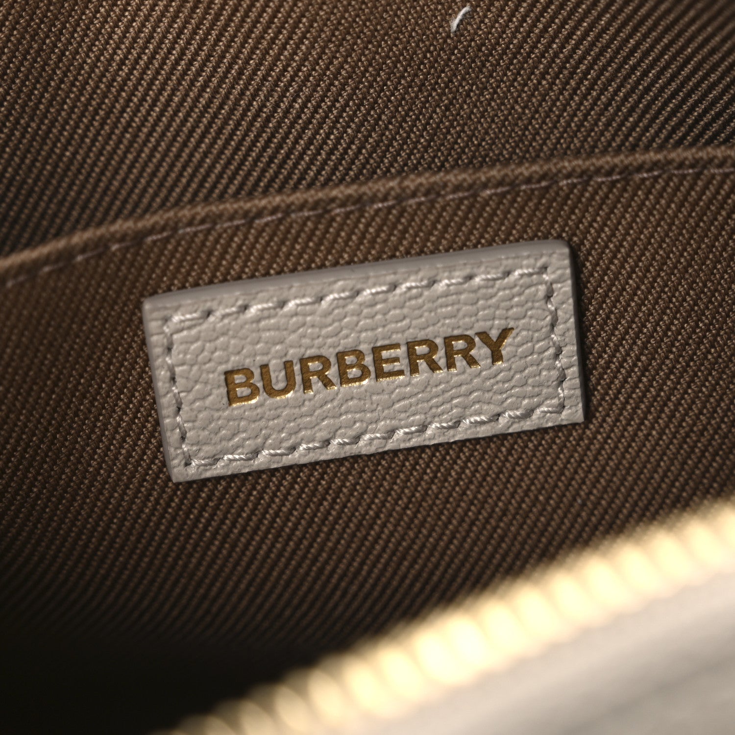 Burberry Calfskin House Check Small Camera Bag Limestone 6 of 11