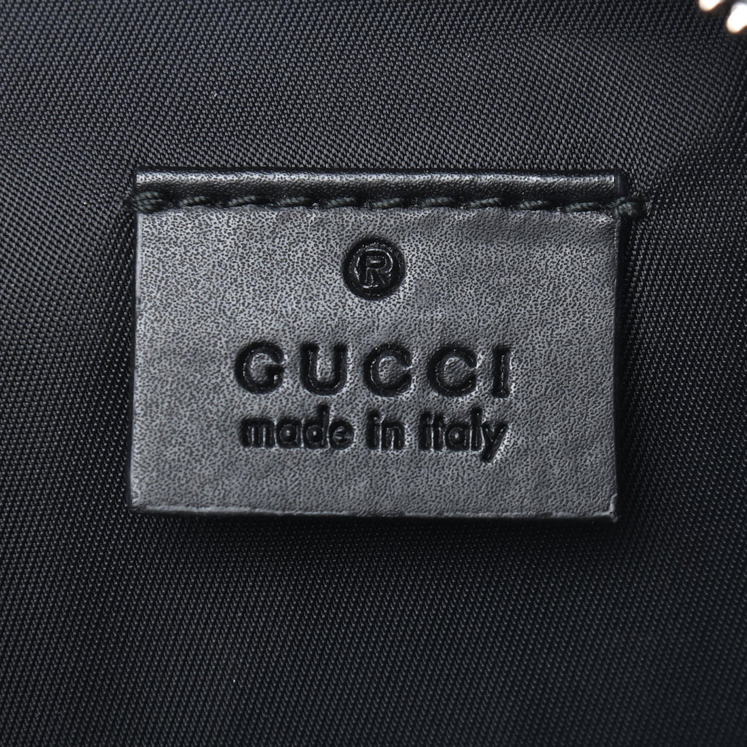Gucci GG Supreme Monogram Web Belt Bag Black 7 of 12