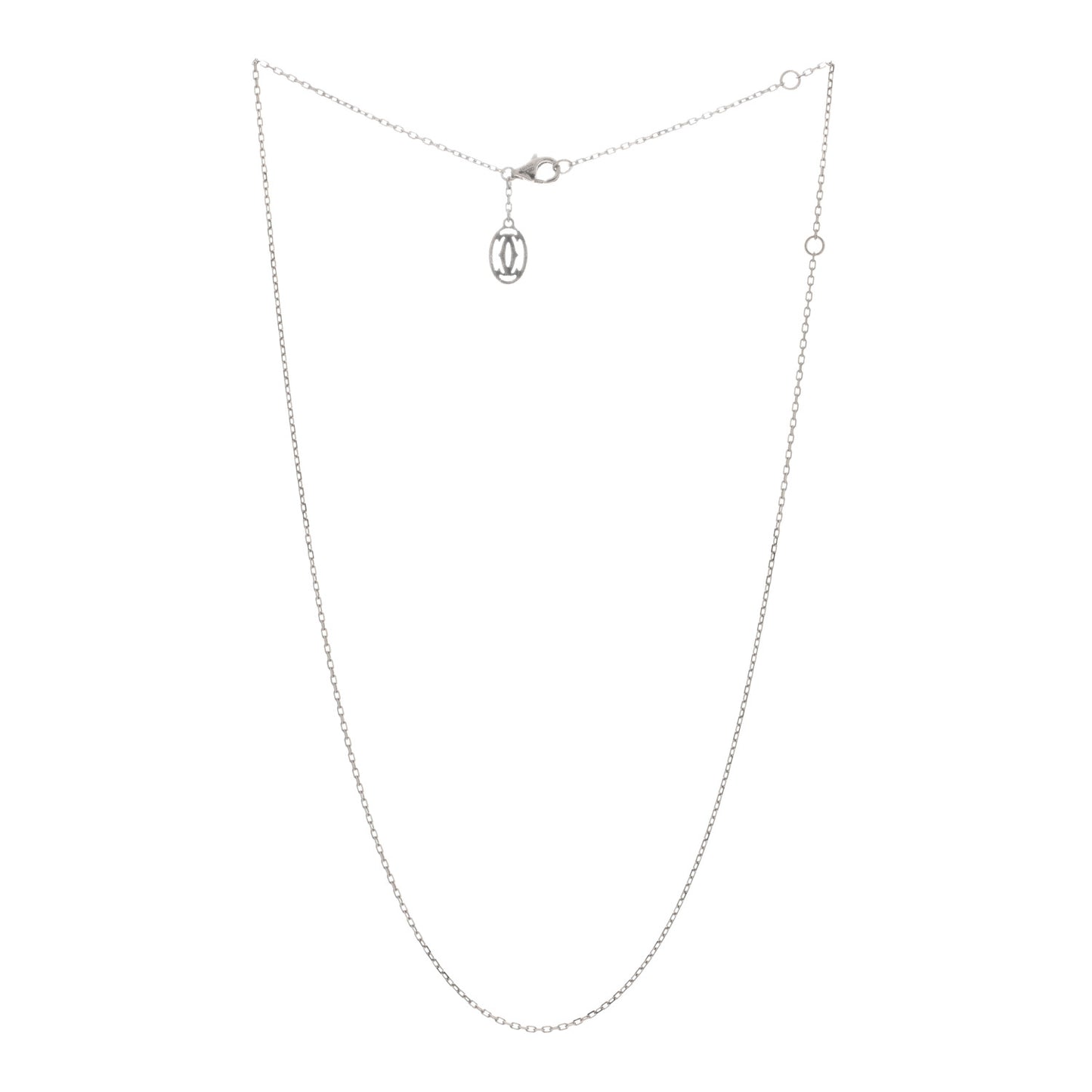 18K White Gold Chain Necklace