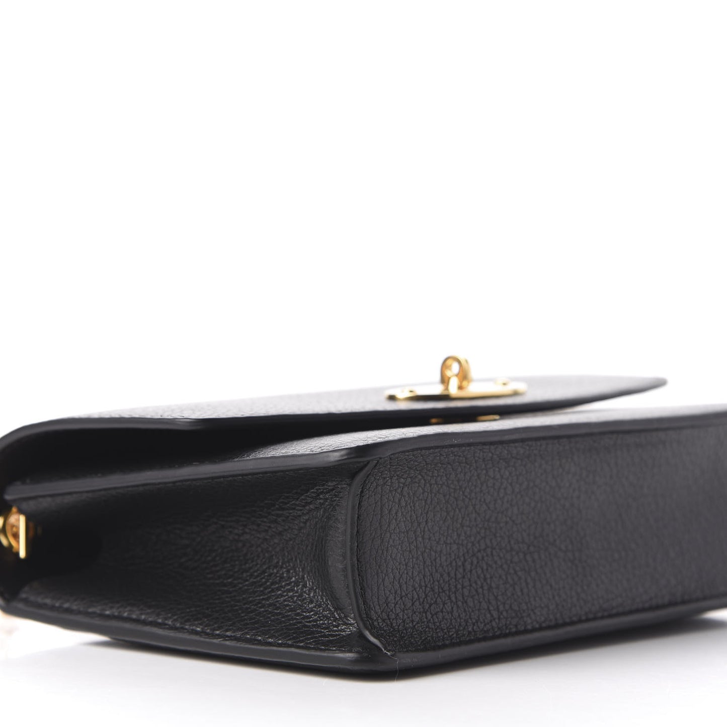 Small Classic Grain Calfskin Small Darley Black