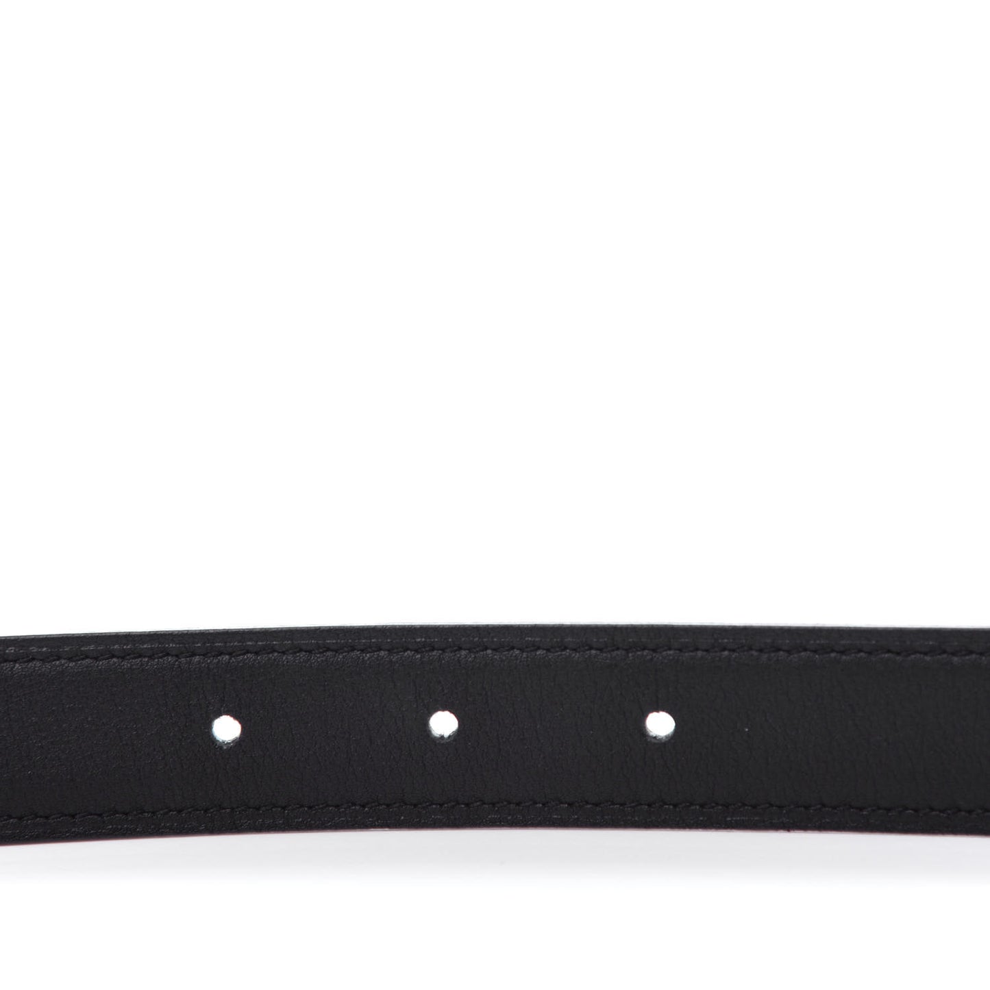 Swift Epsom 24mm Mini Constance H Belt 85 Black Etoupe