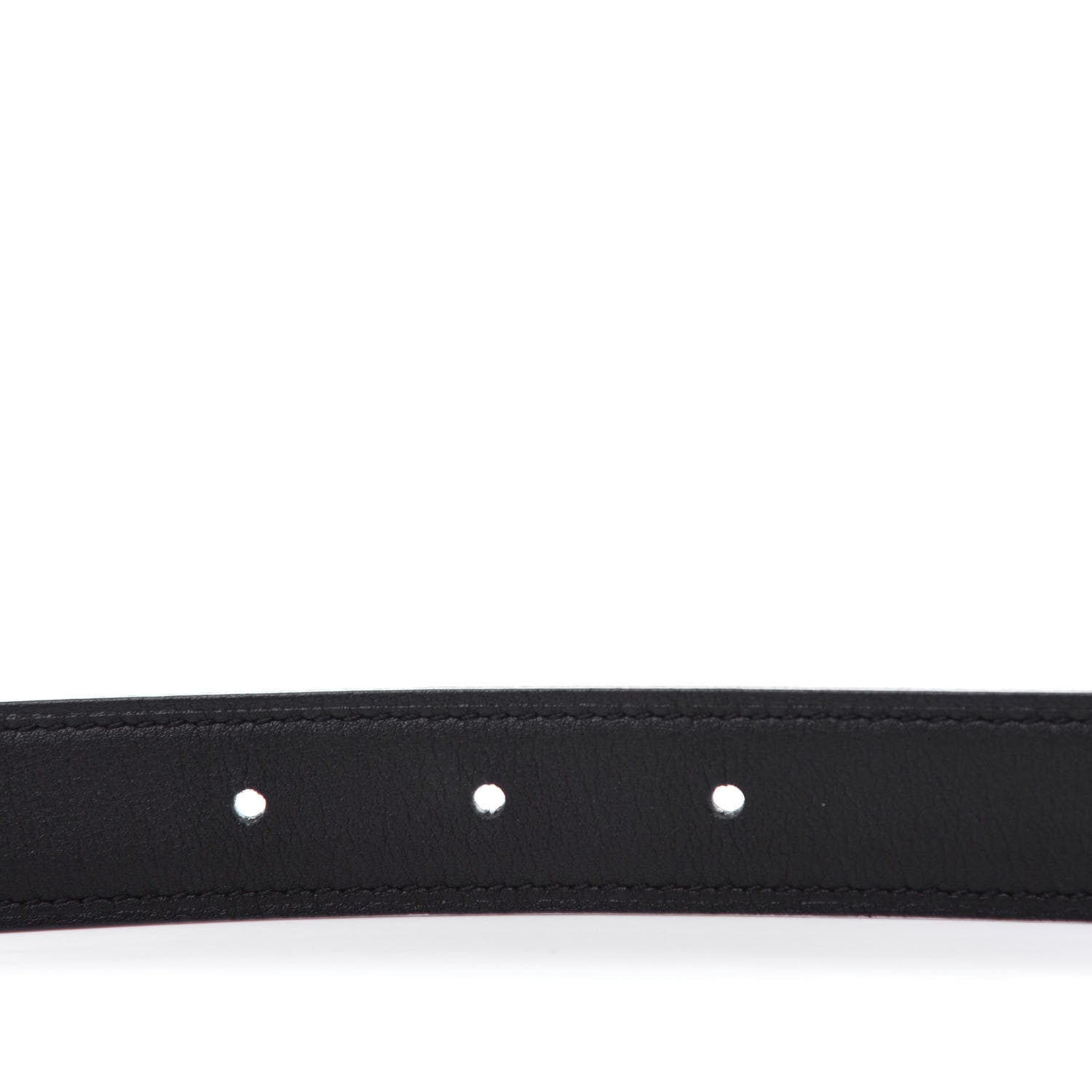 Hermes Swift Epsom 24mm Mini Constance H Belt 85 Black Etoupe 3 of 6