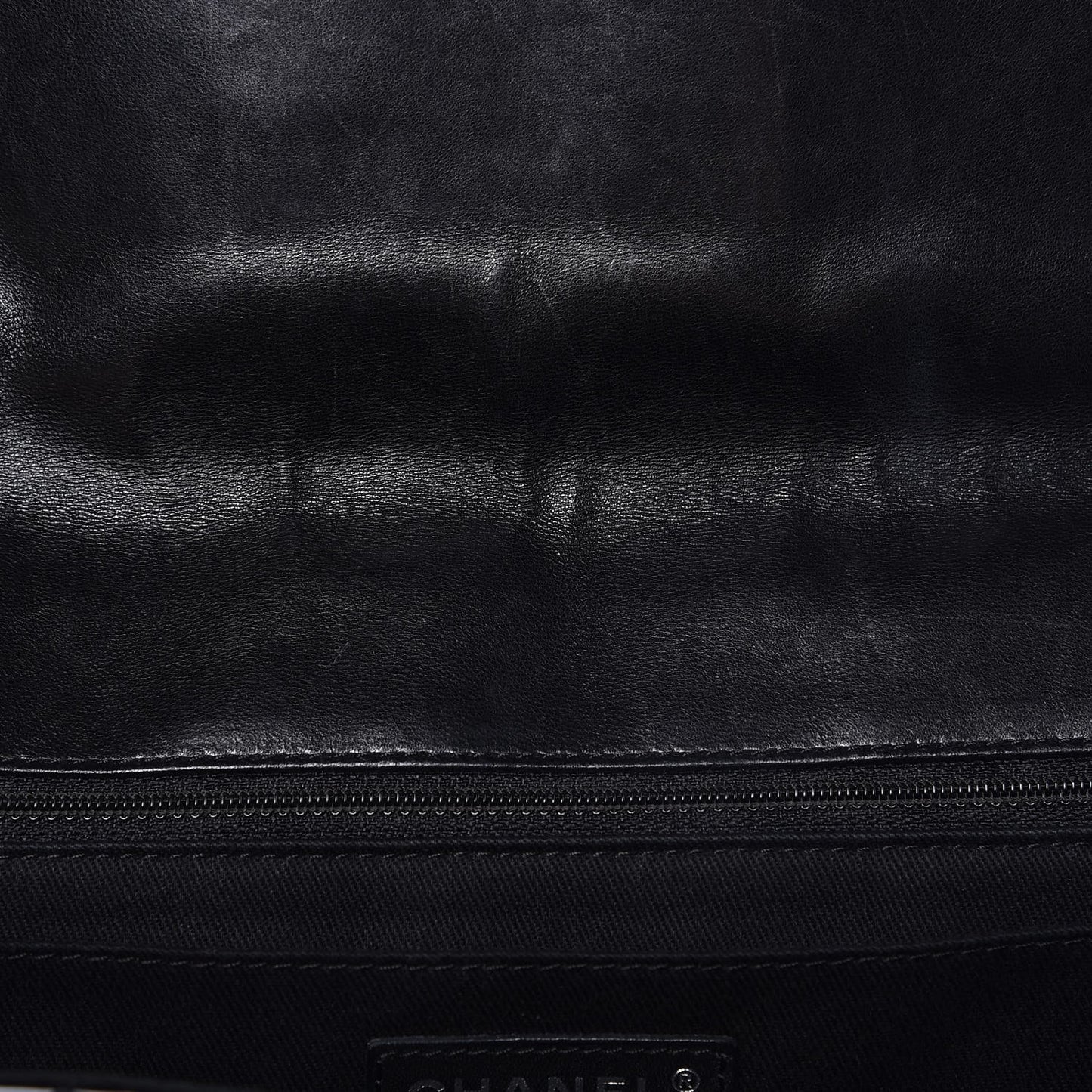 Vinyl Quilted In the Business Flap Bag Black