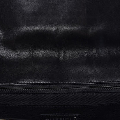Chanel Vinyl Quilted In the Business Flap Bag Black 8 of 12
