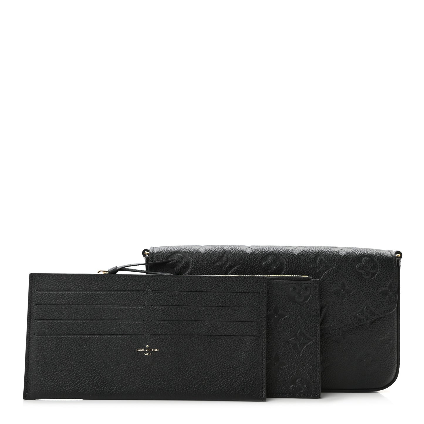 Empreinte Pochette Felicie Chain Wallet Black