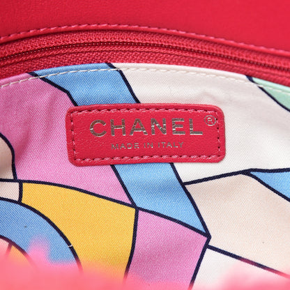 Chanel Lambskin Calfskin Mixed Fibers Quilted Medium Flap Pink 5 of 10