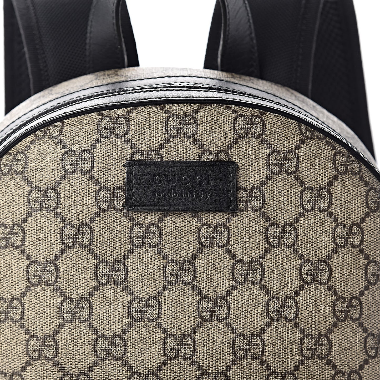 GG Supreme Monogram Small Eden Day Backpack Black
