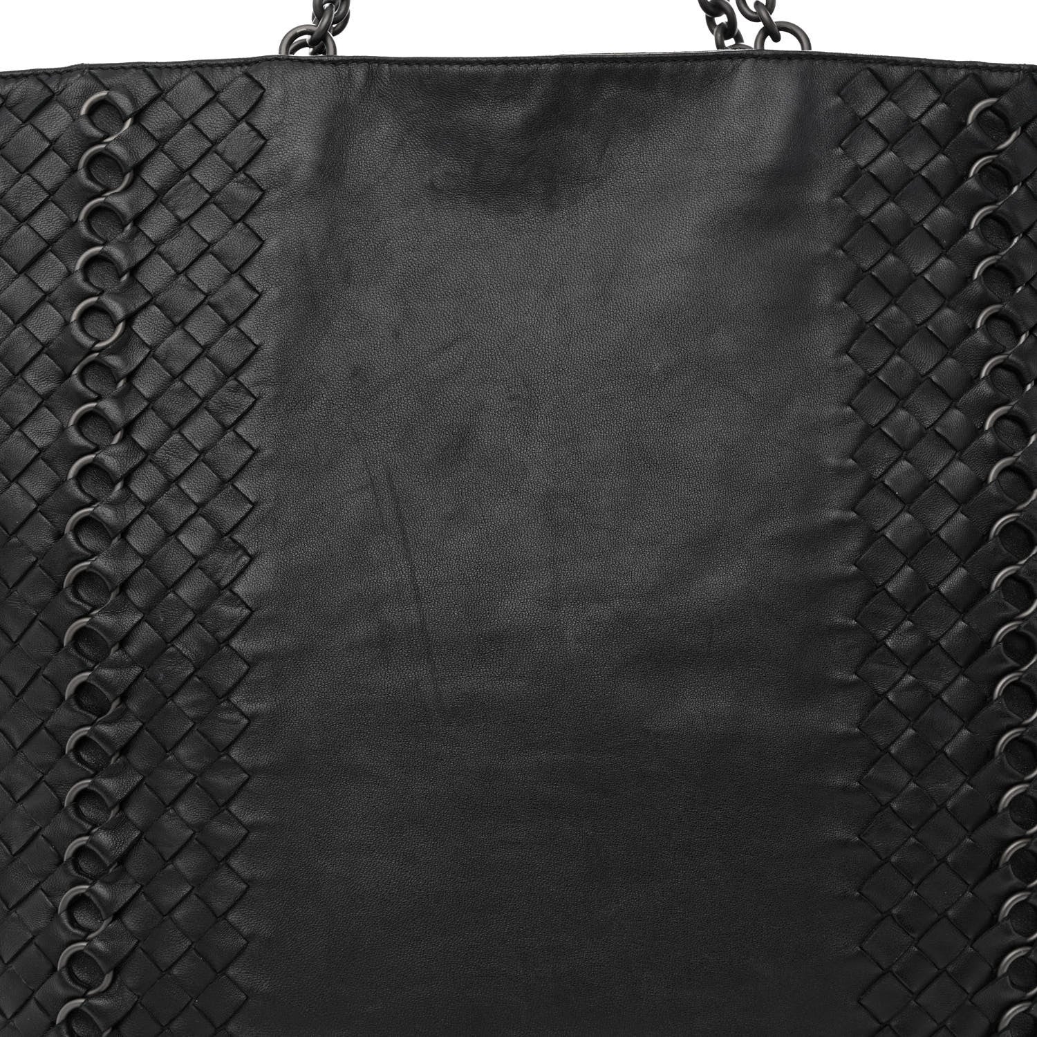 Bottega Veneta Lambskin Intrecciato Tote Black 10 of 16