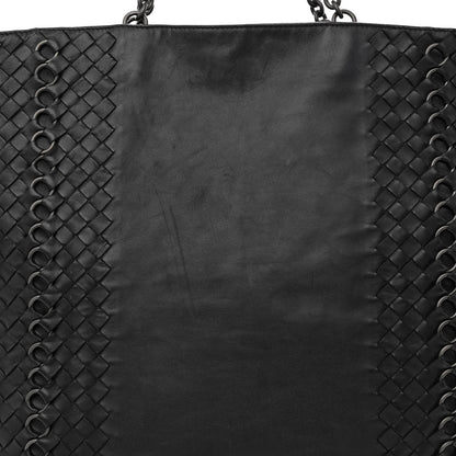 Bottega Veneta Lambskin Intrecciato Tote Black 10 of 16