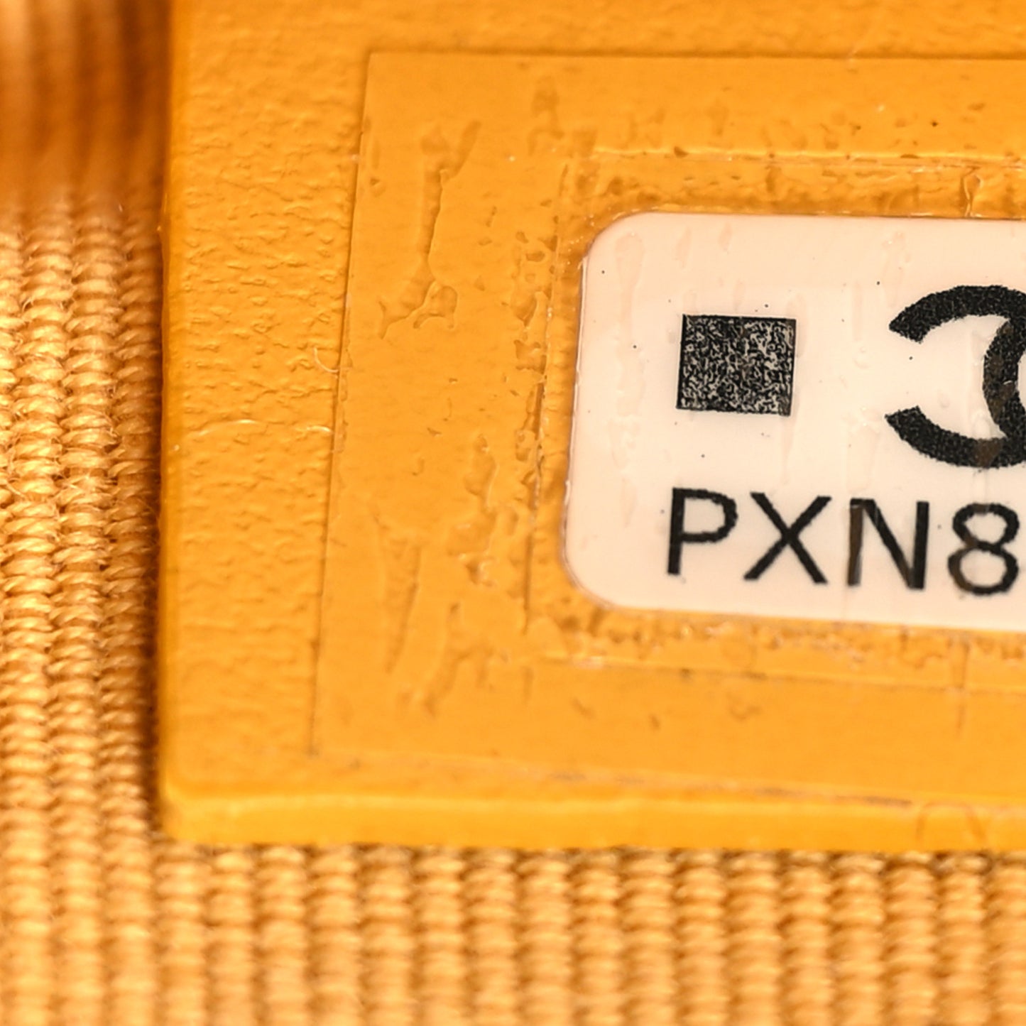 Caviar Quilted Zip Card Holder Wallet Yellow