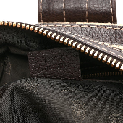 Gucci Monogram Medium Aviatrix Boston Ebony Brown 7 of 10