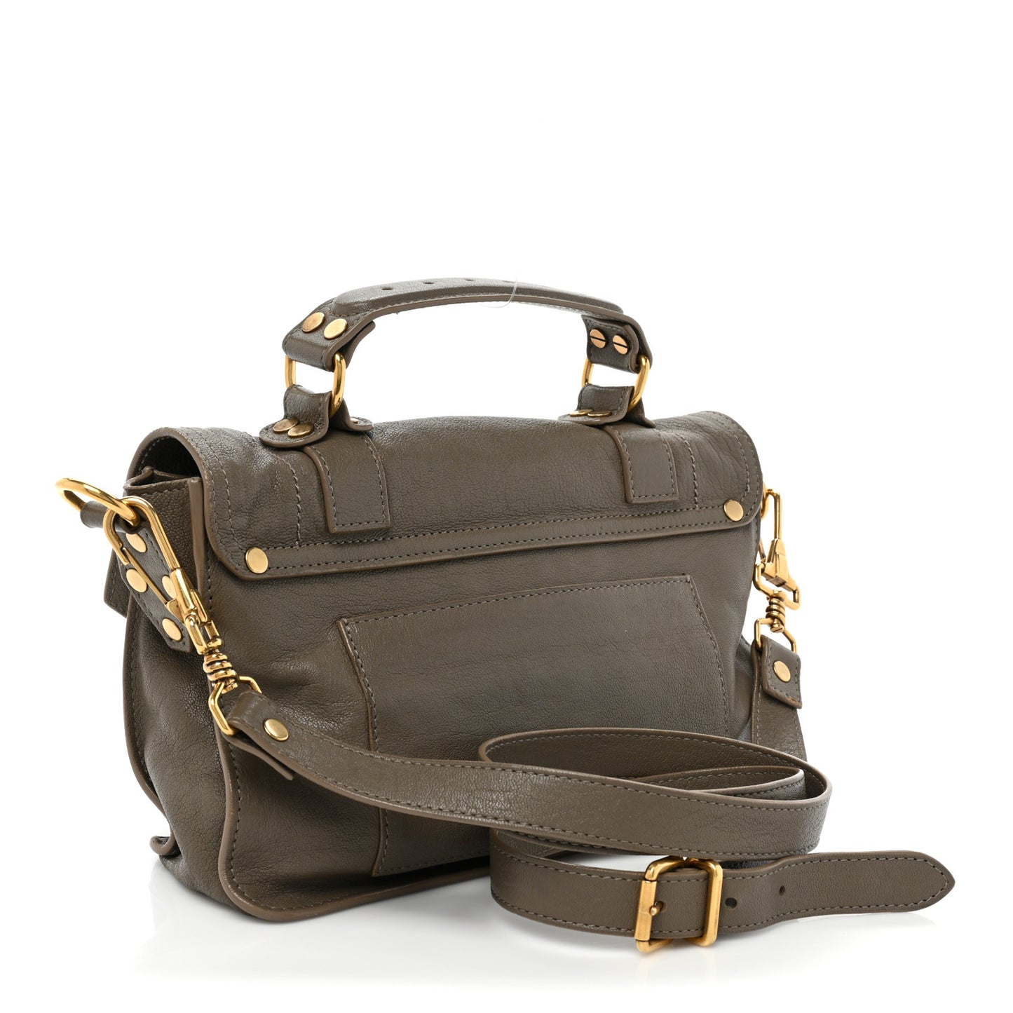 Lambskin Tiny PS1 Satchel Smoke