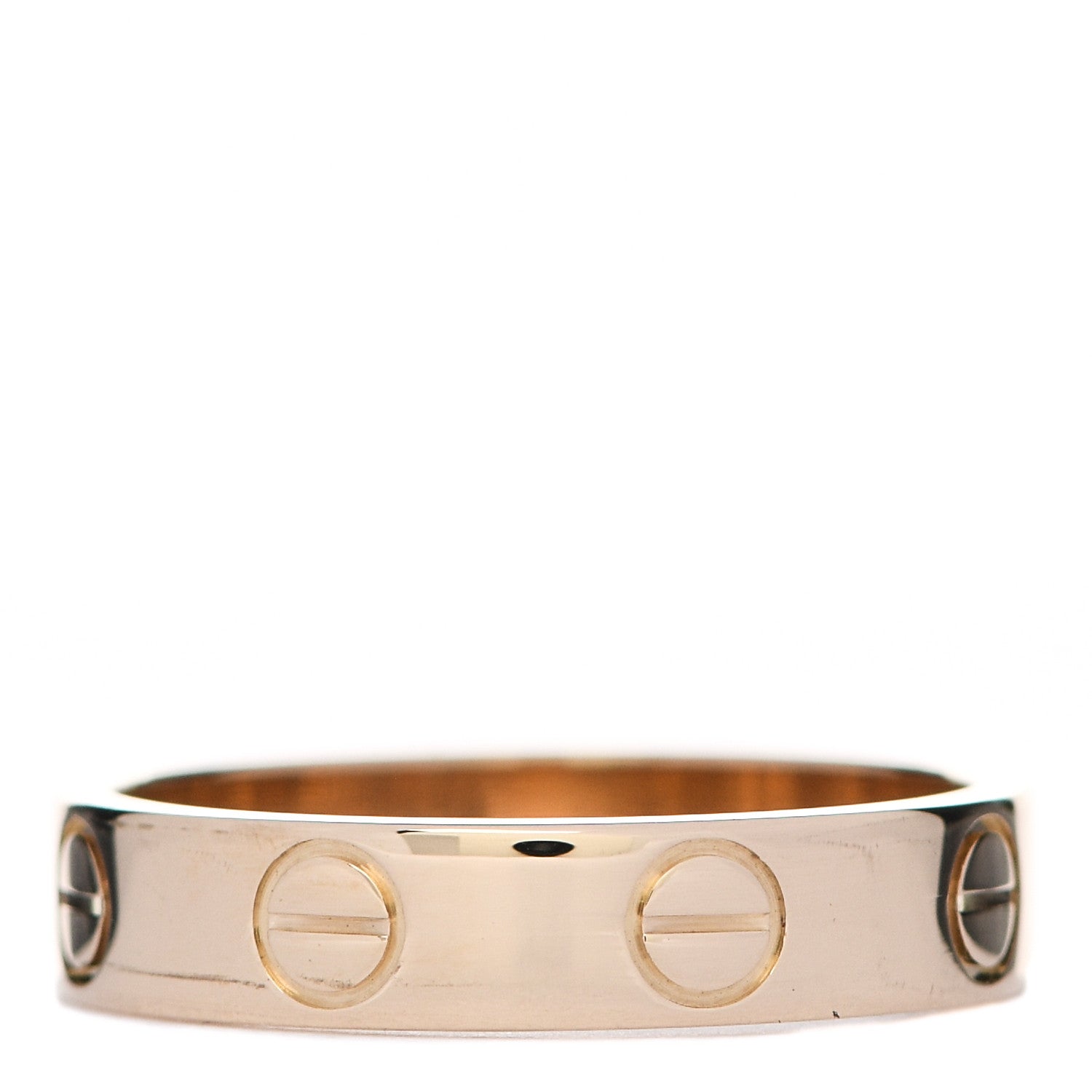 Cartier 18K Yellow Gold 3.5mm LOVE Wedding Band Ring 46 3.75 3 of 4