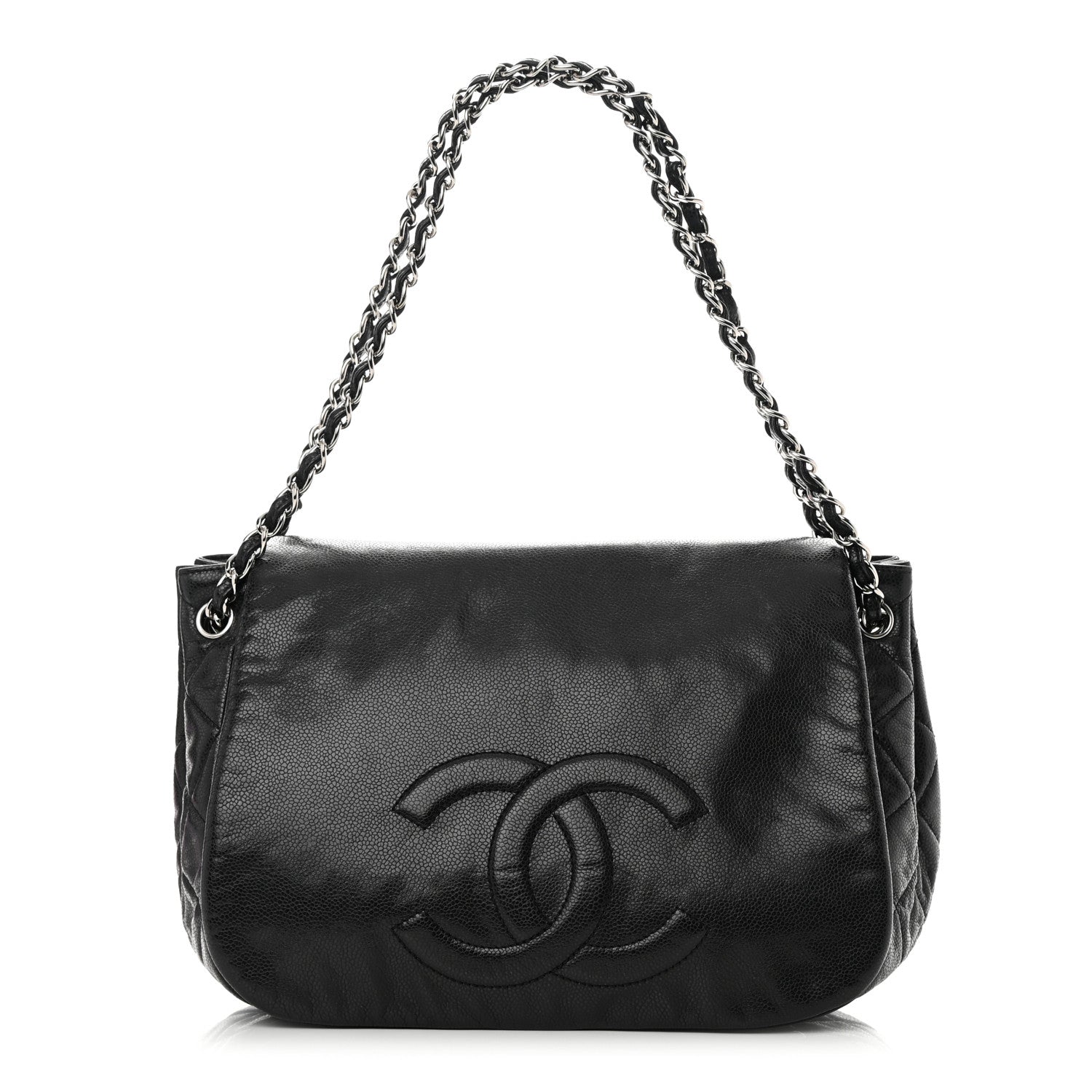 Chanel Caviar Timeless CC Accordion Flap Black 1 of 12