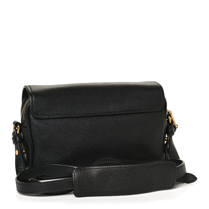 Prada Vitello Phenix Crossbody Bag Black 3 of 12