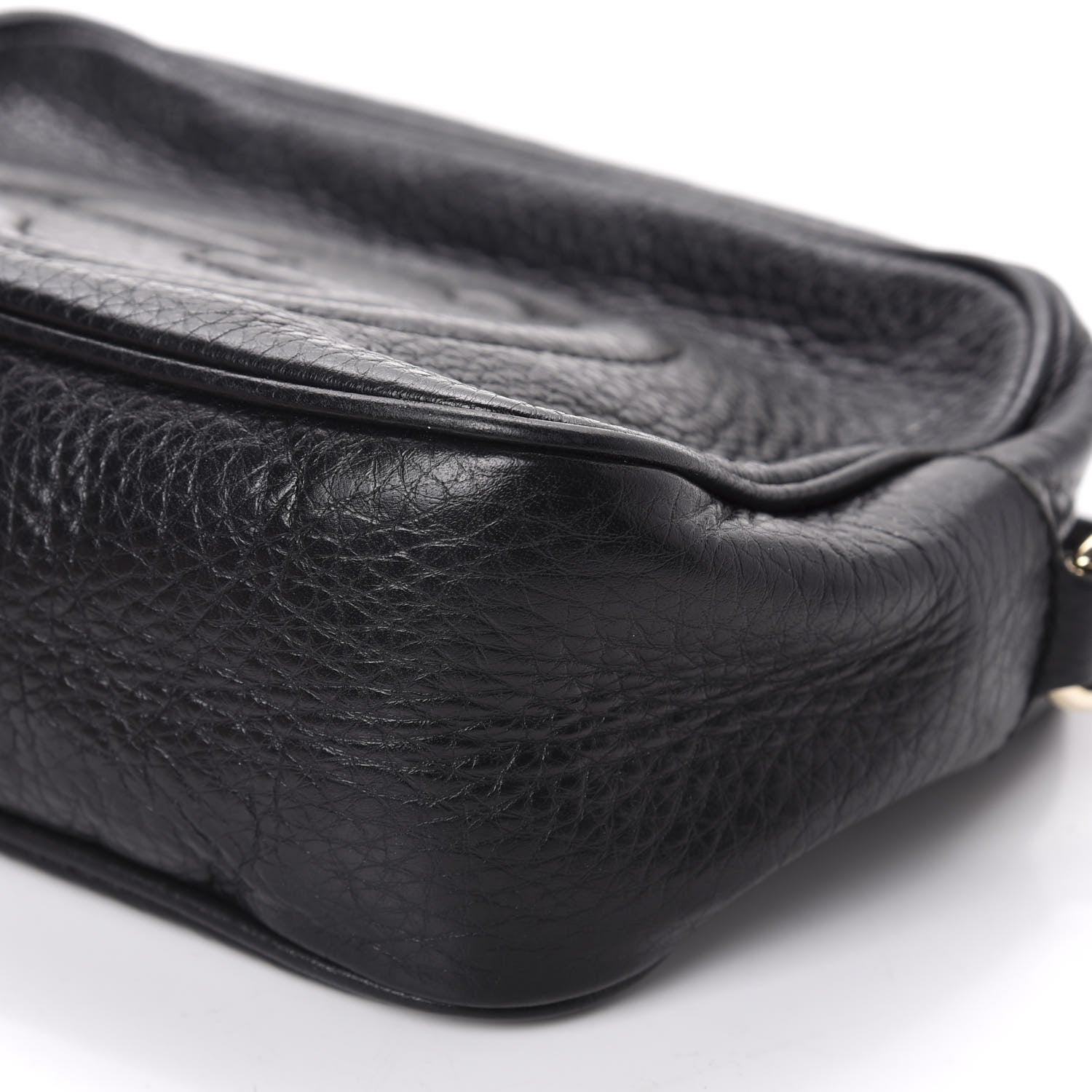 Gucci Pebbled Calfskin Small Soho Disco Bag Black 7 of 11