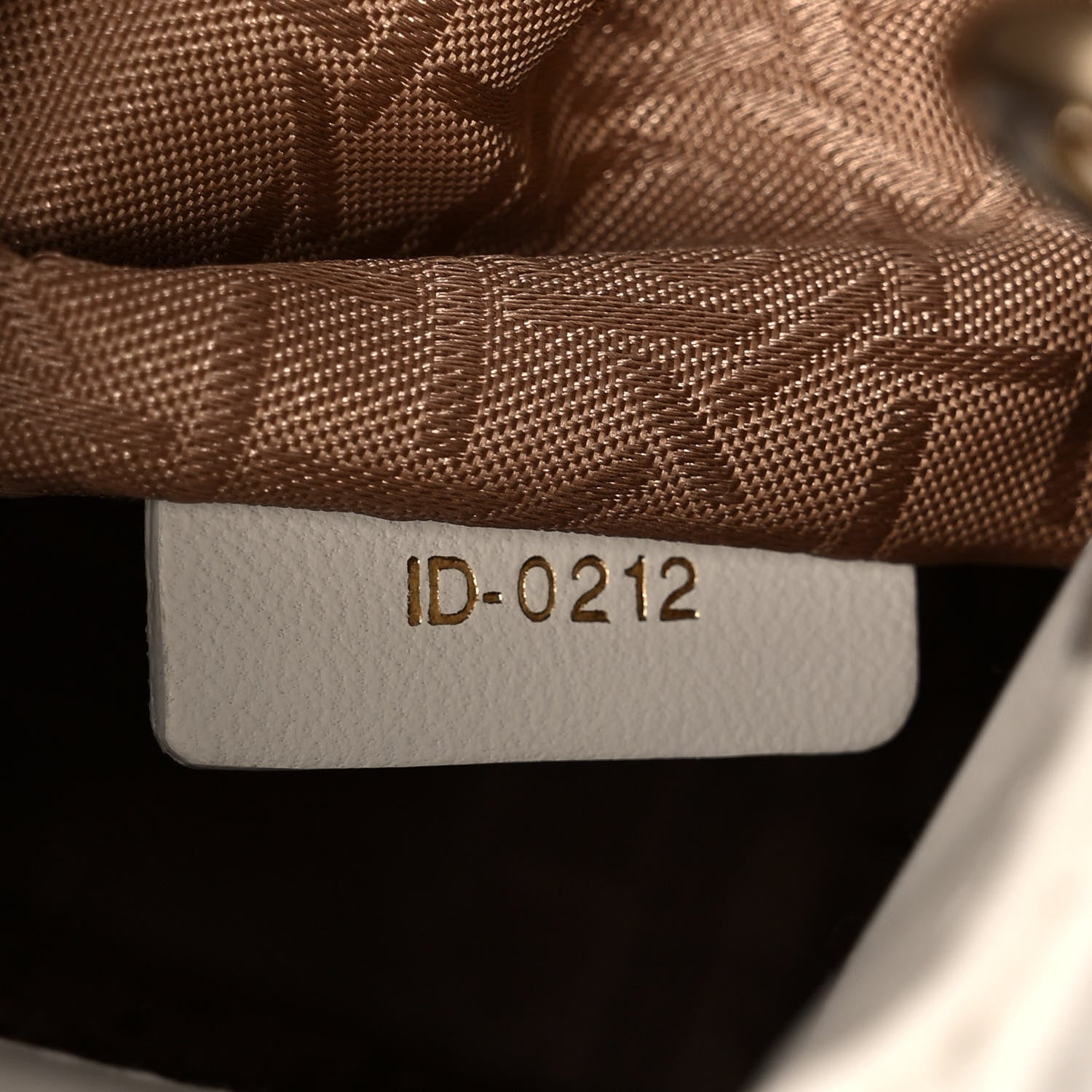 Christian Dior Lambskin Cannage Small Lady Dior White 6 of 10