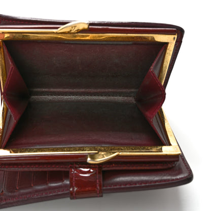 Louis Vuitton Vernis French Purse Wallet Rouge Fauviste 5 of 17