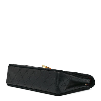 Chanel Lambskin Wavy Quilted Single Flap Black 10 of 13