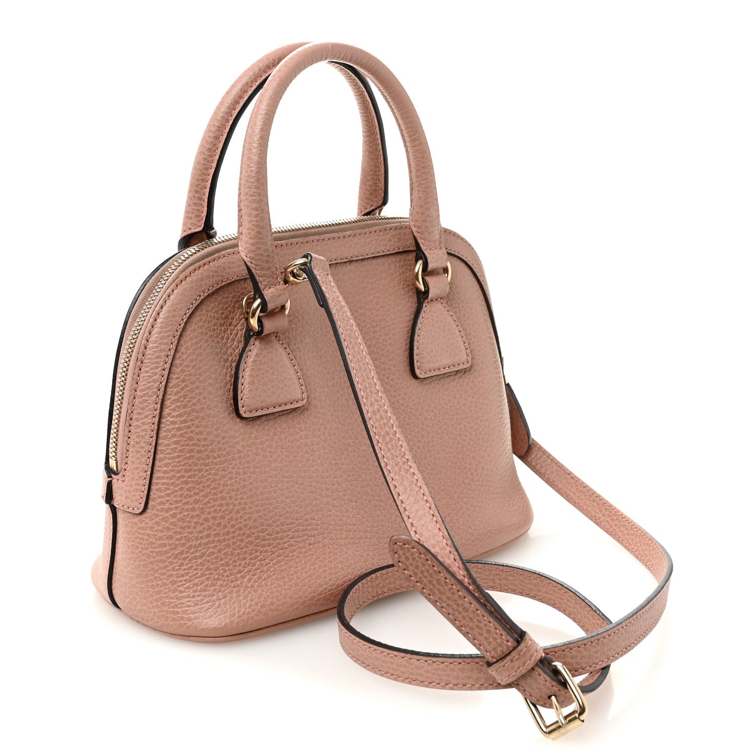 Gucci Dollar Calfskin Small GG Charm Dome Bag Soft Pink 3 of 11