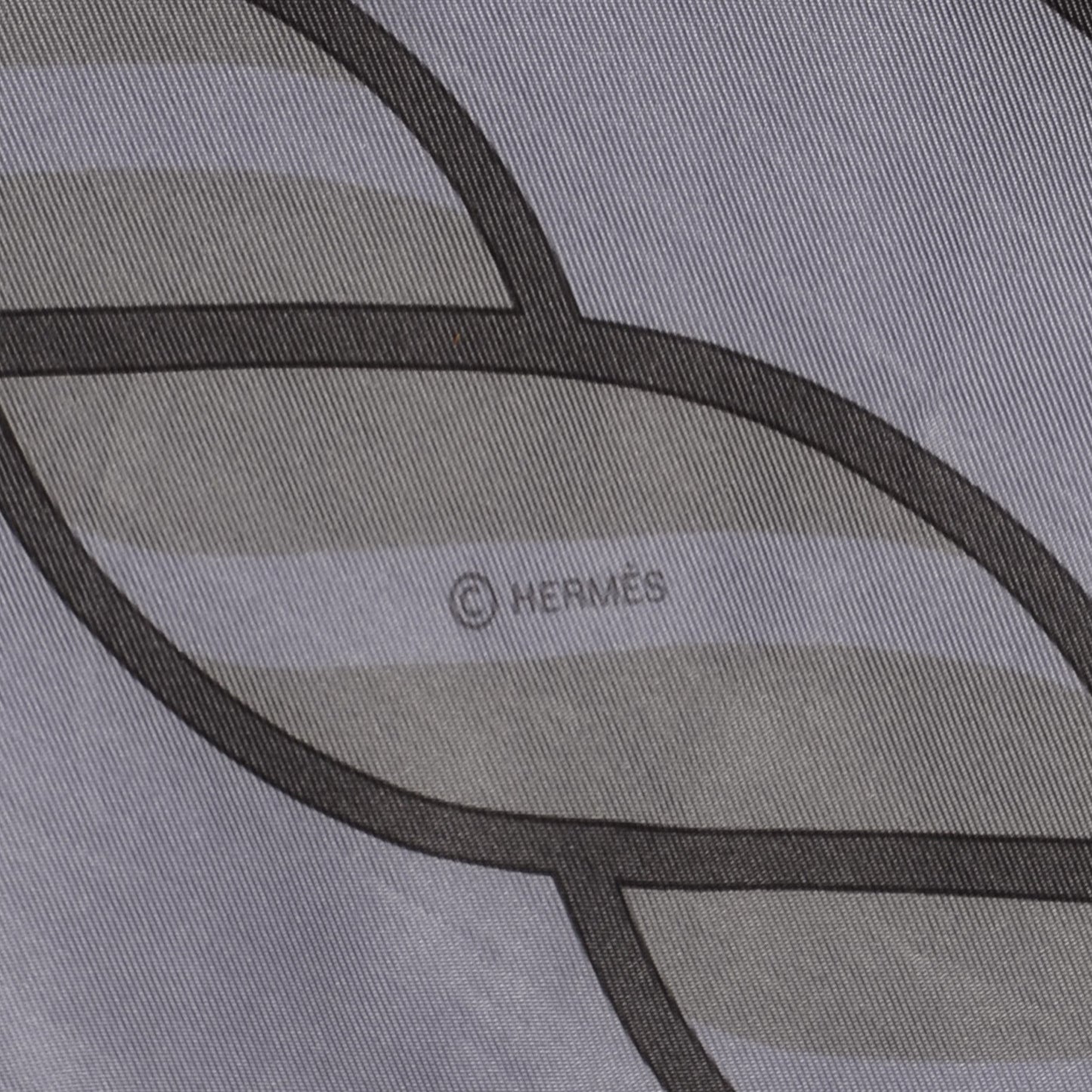 Silk Dip Dyed Quadrige Scarf 140 Lilac Gris Chartreuse