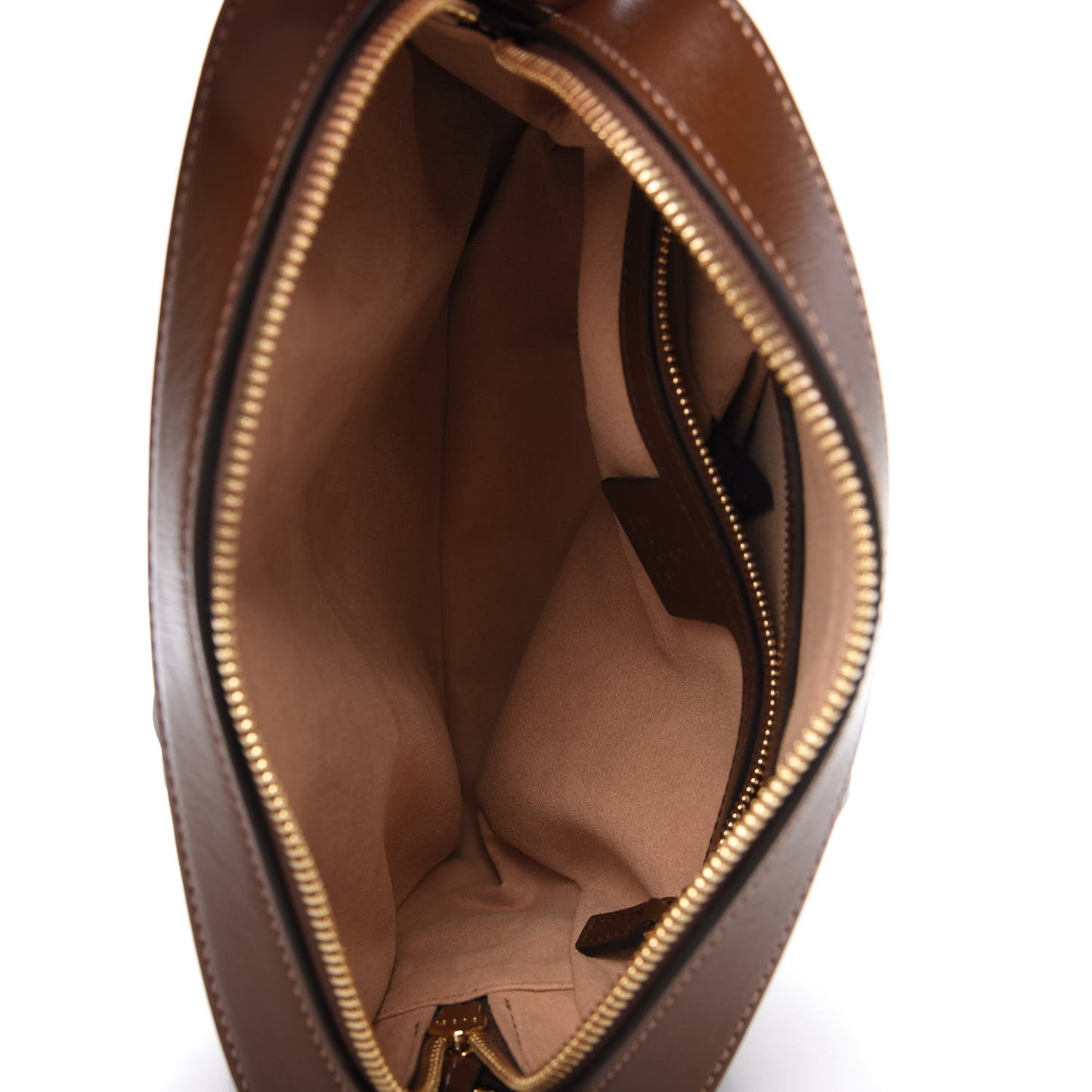 Azalea Calfskin Small Horsebit 1955 Shoulder Bag Brown Sugar