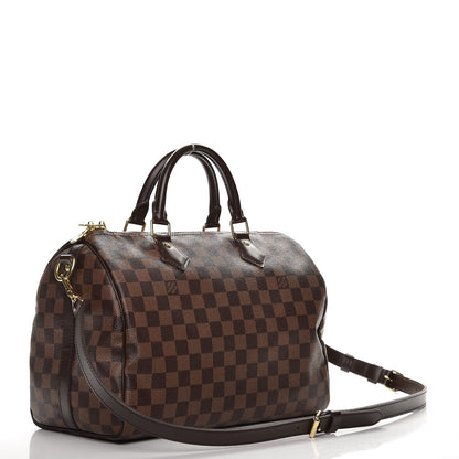 Louis Vuitton Damier Ebene Speedy Bandouliere 30 4 of 8