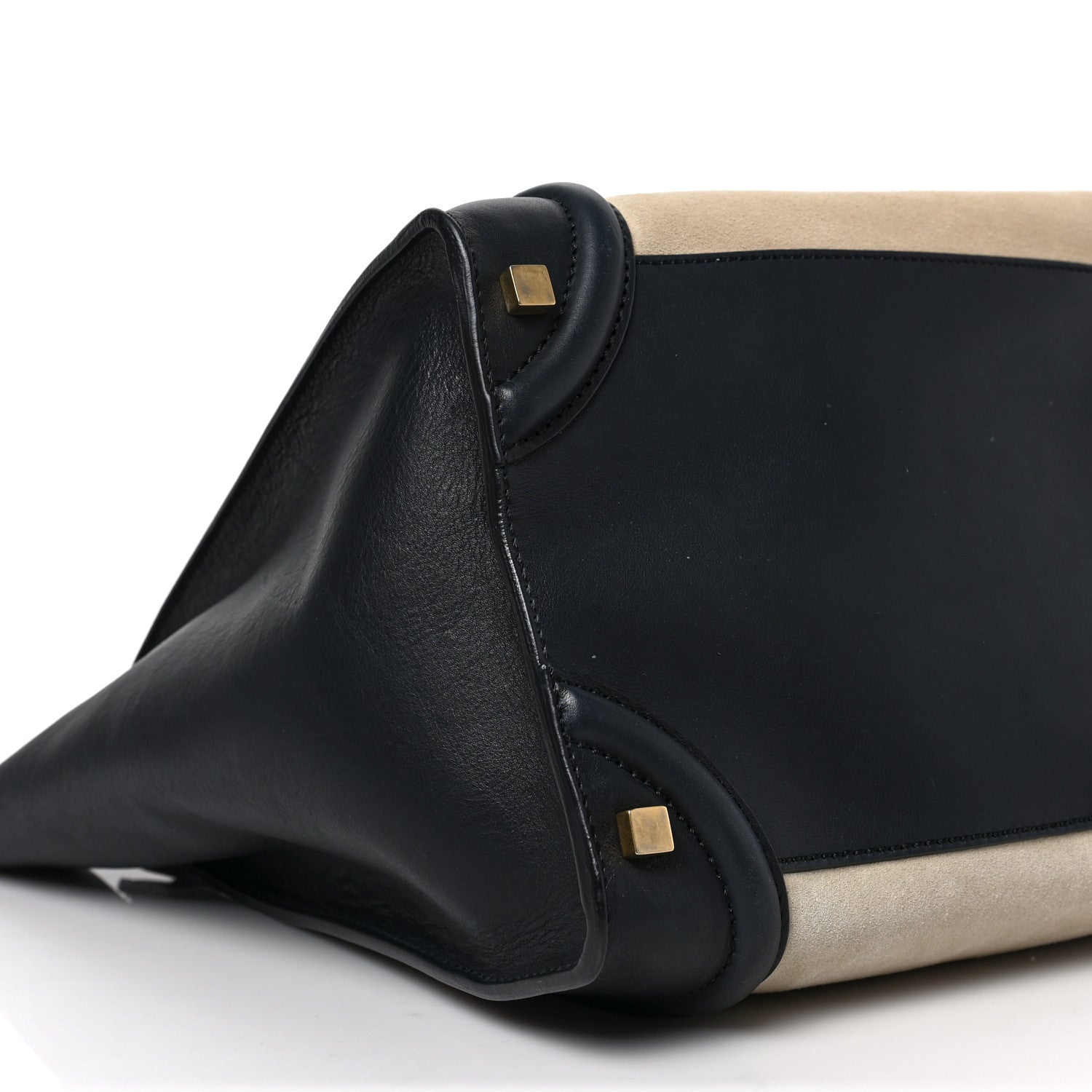 Celine Nubuck Smooth Calfskin Medium Luggage Black 7 of 8