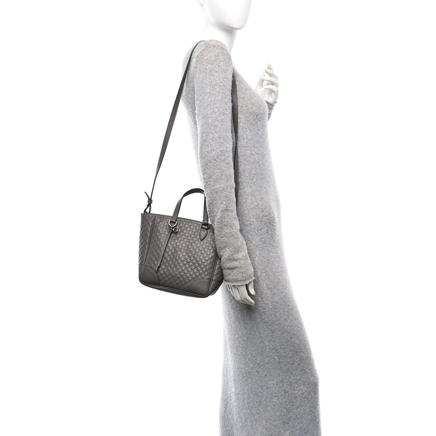 Microguccissima Small Bree Tote Graphite