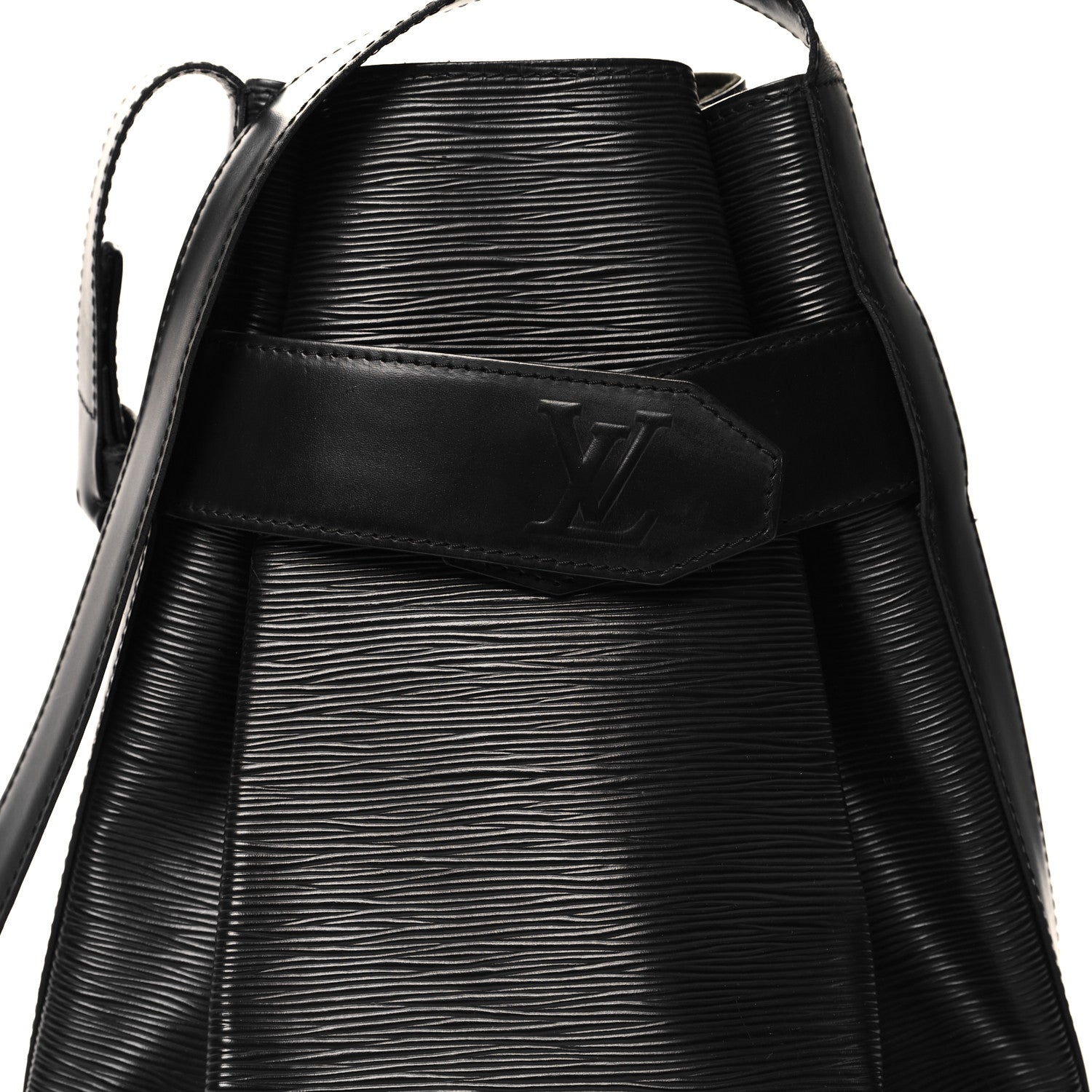 Louis Vuitton Epi Sac D'epaule Black 7 of 9