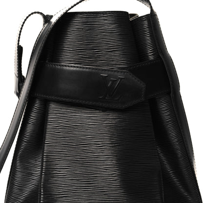 Louis Vuitton Epi Sac D'epaule Black 7 of 9
