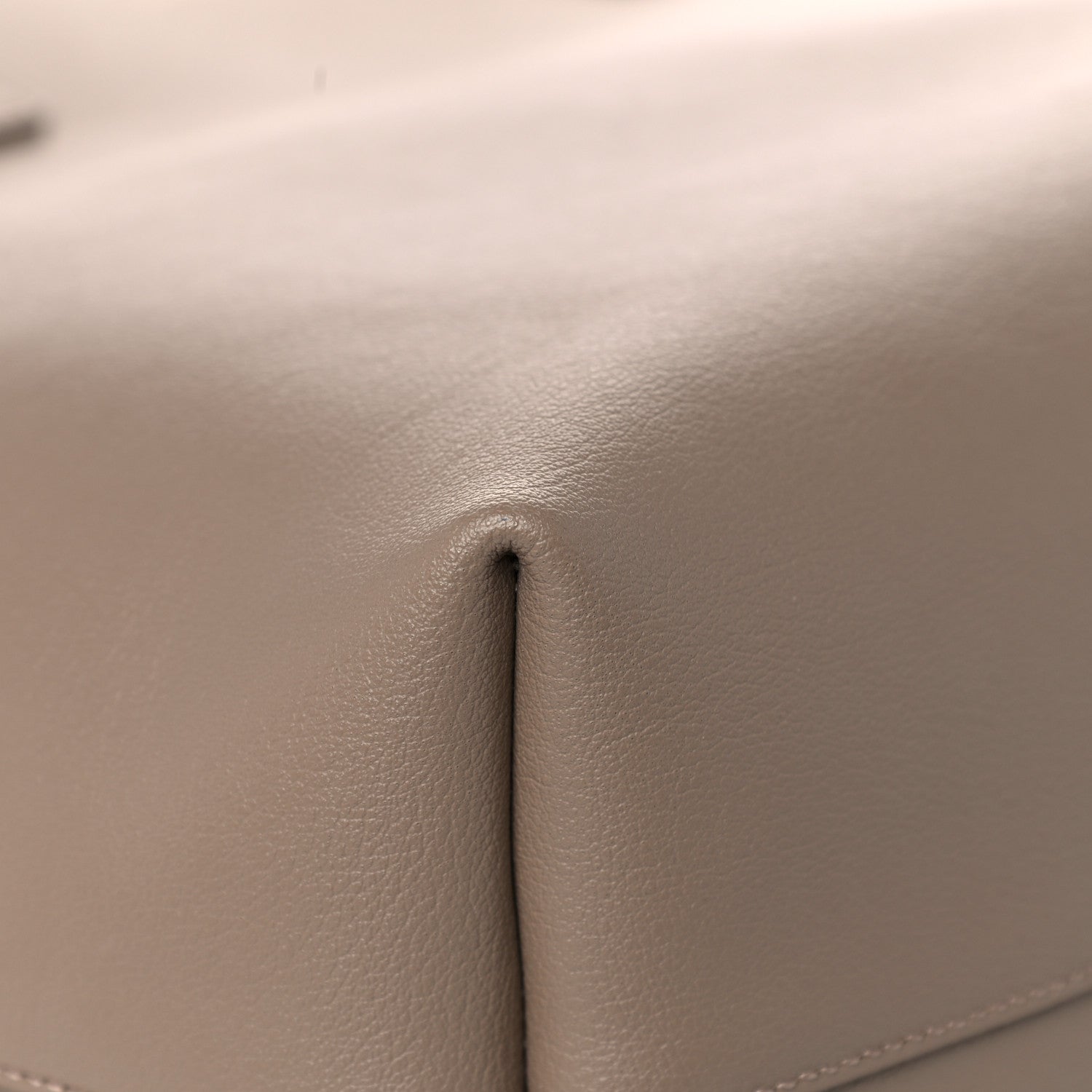 Saint Laurent Calfskin Large Shopping Tote Dark Beige 10 of 13