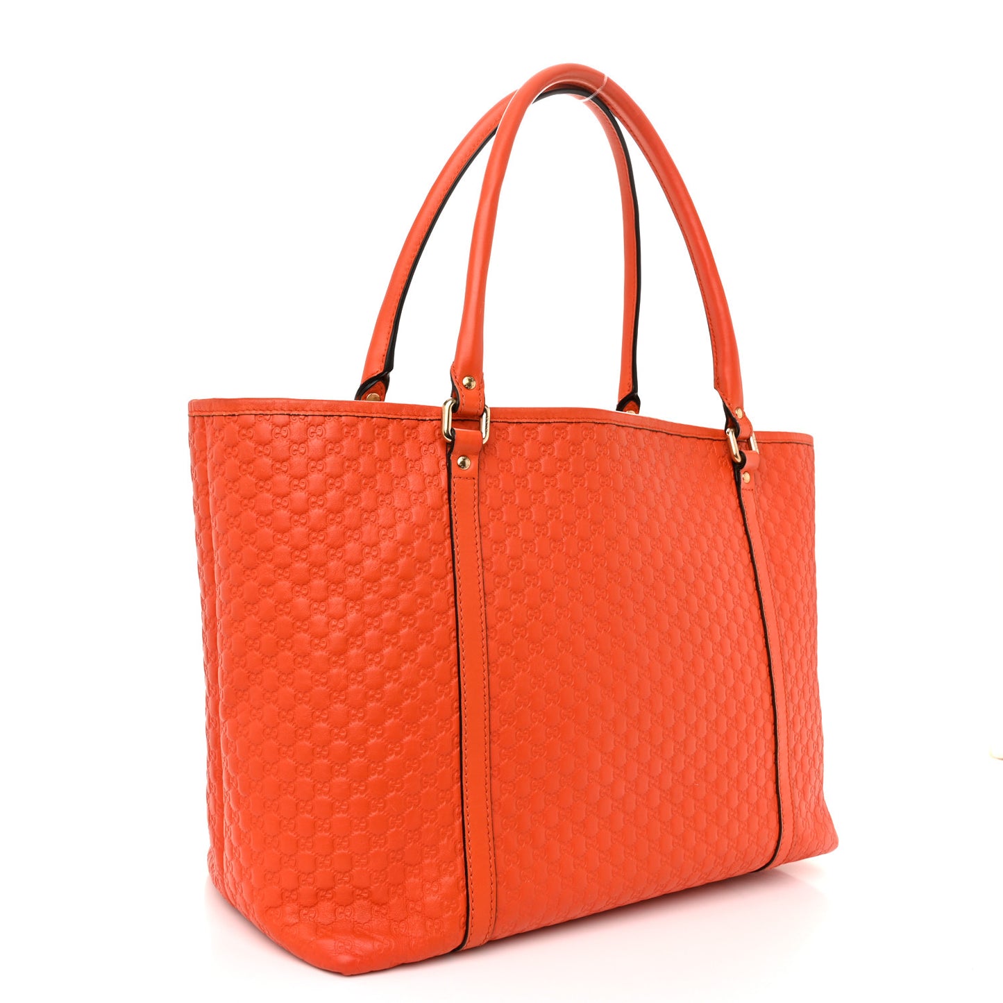 Microguccissima Medium Joy Tote Sun Orange