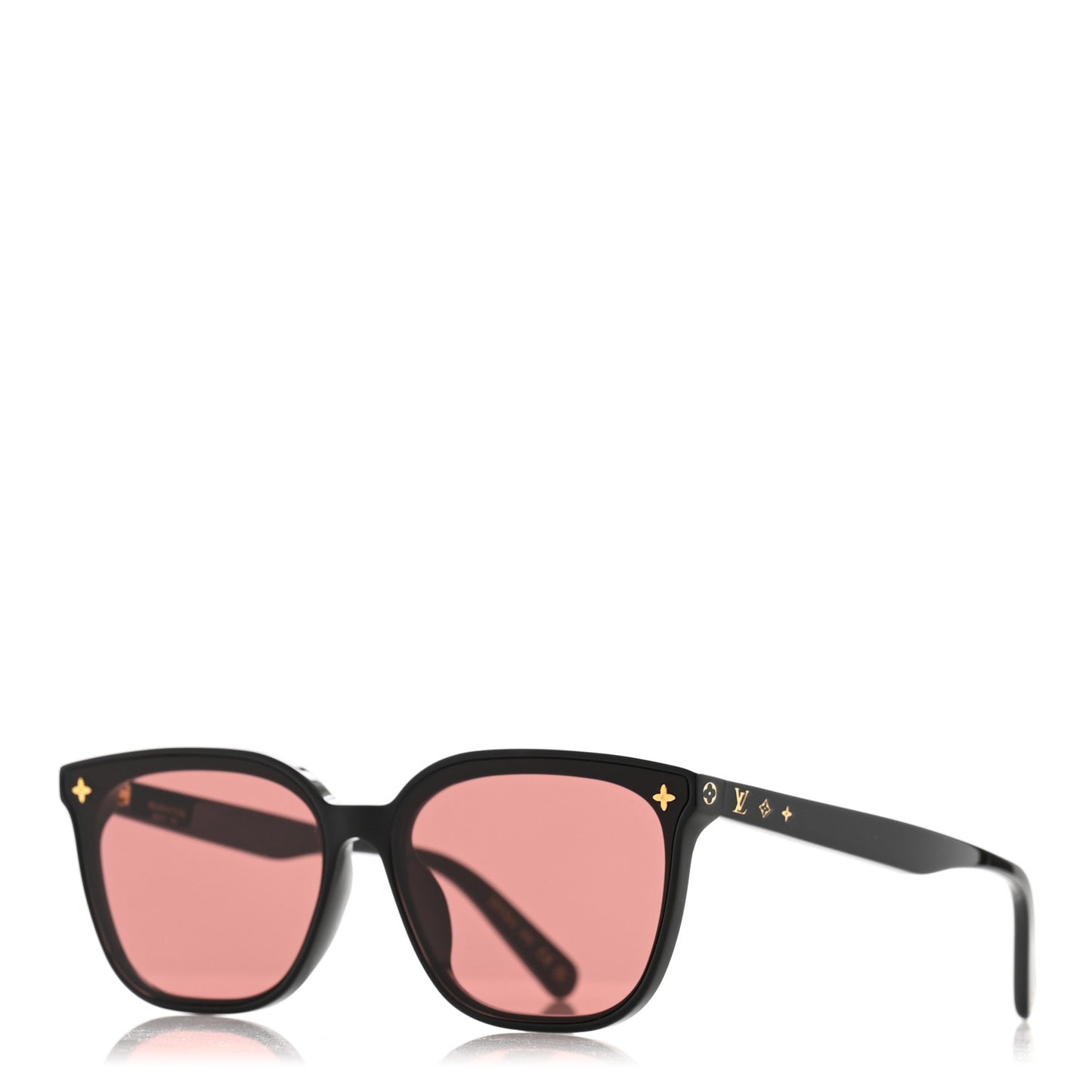 Acetate My Monogram Fame Rectangle Sunglasses Z2152U Black