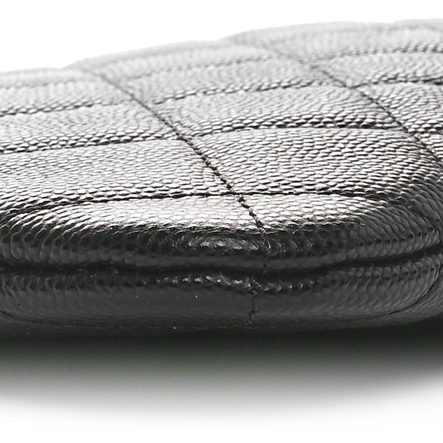Chanel Caviar Quilted Medium Cosmetic Case Black 9 of 10
