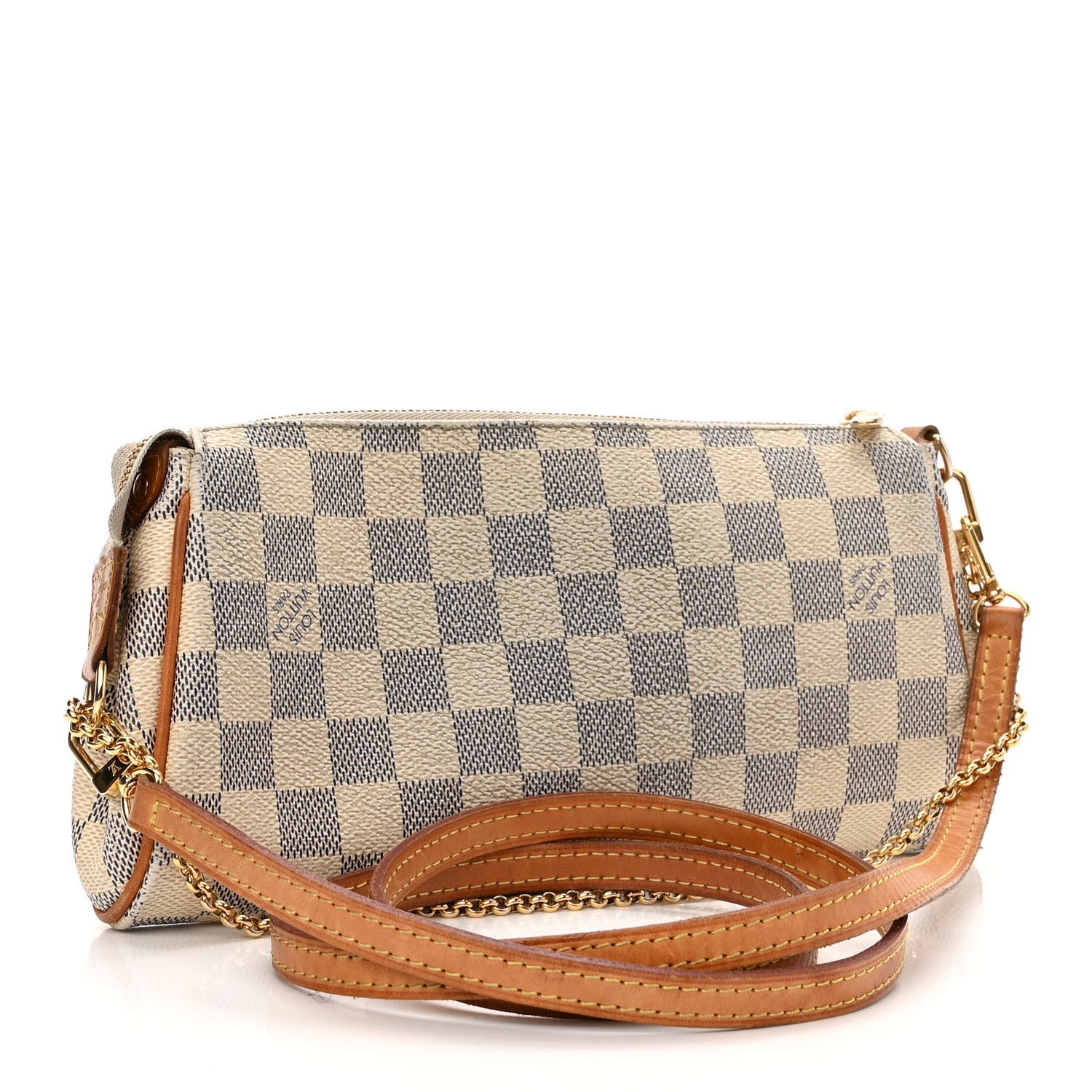 Louis Vuitton Damier Azur Eva Clutch 3 of 13