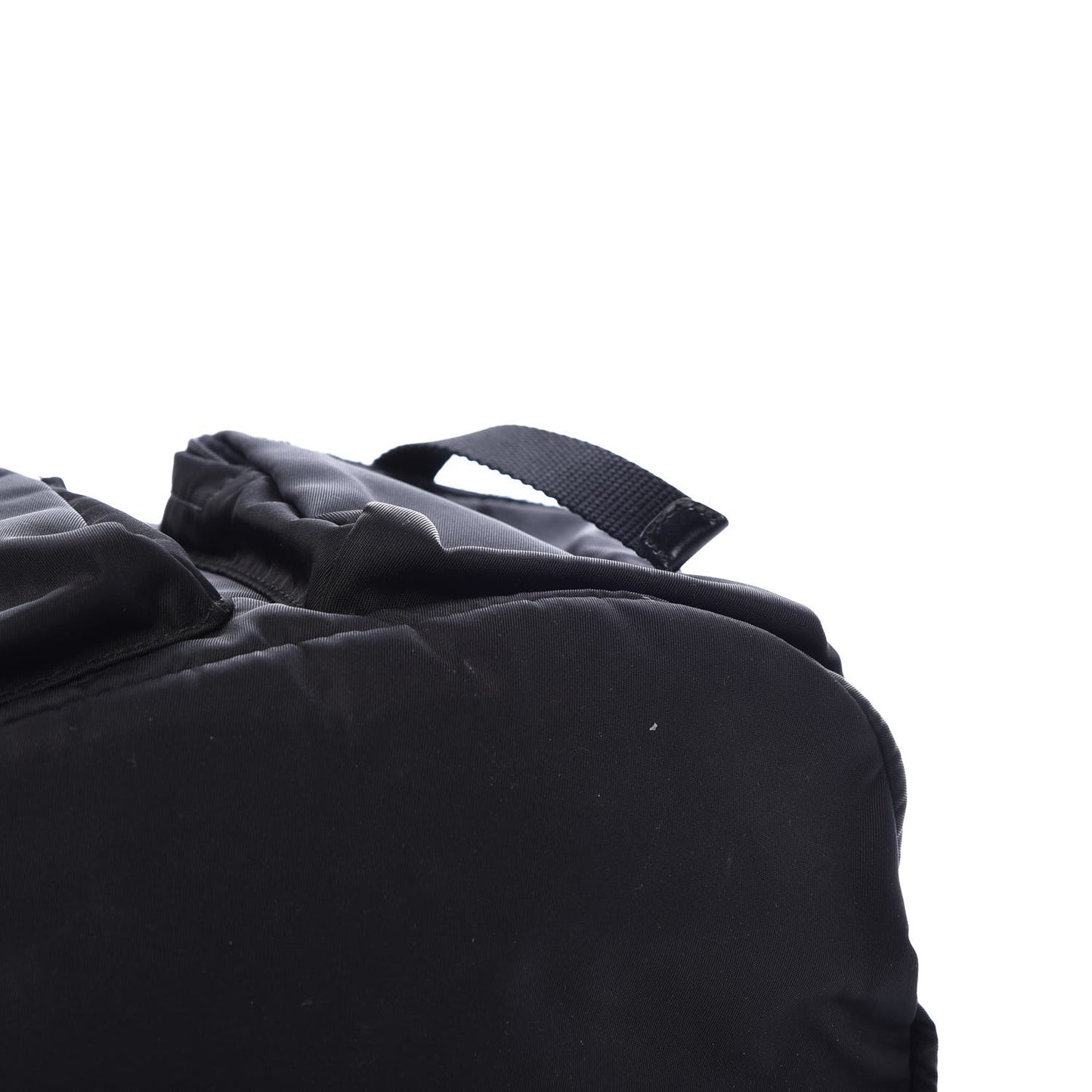 Tessuto Nylon Double Buckle Backpack Black