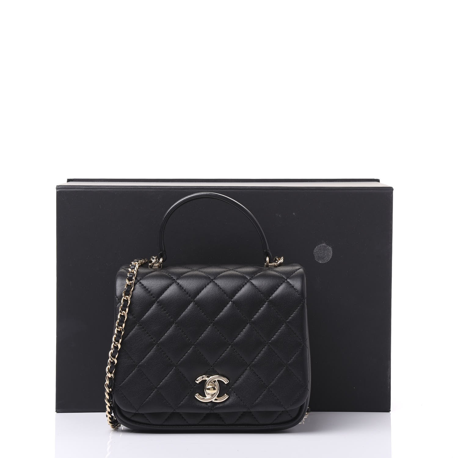 Chanel Lambskin Quilted Mini Citizen Chic Flap Black 10 of 10