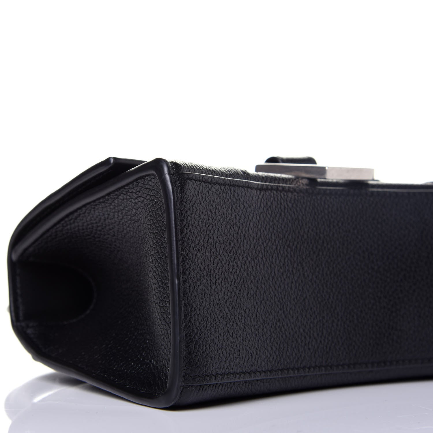 Balenciaga Grained Calfskin Hourglass Top Handle Bag XS Black 9 of 10
